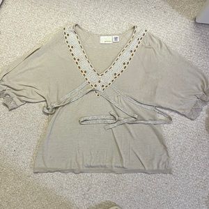 Beautiful soft cotton top with a bit of bedazzling